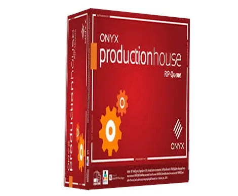 ONYX 21 ProductionHouse RIP software interface — professional color management and production workflow solution for large-format printing.